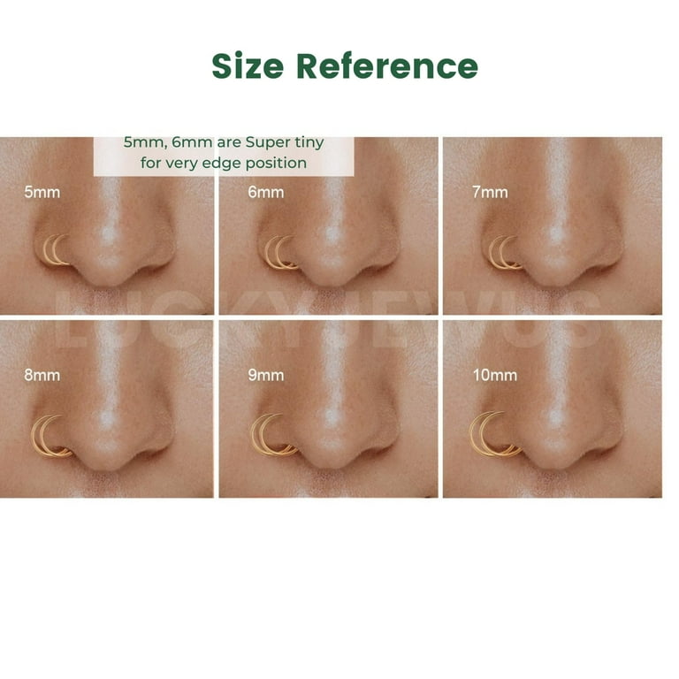 Super thin nose ring deals