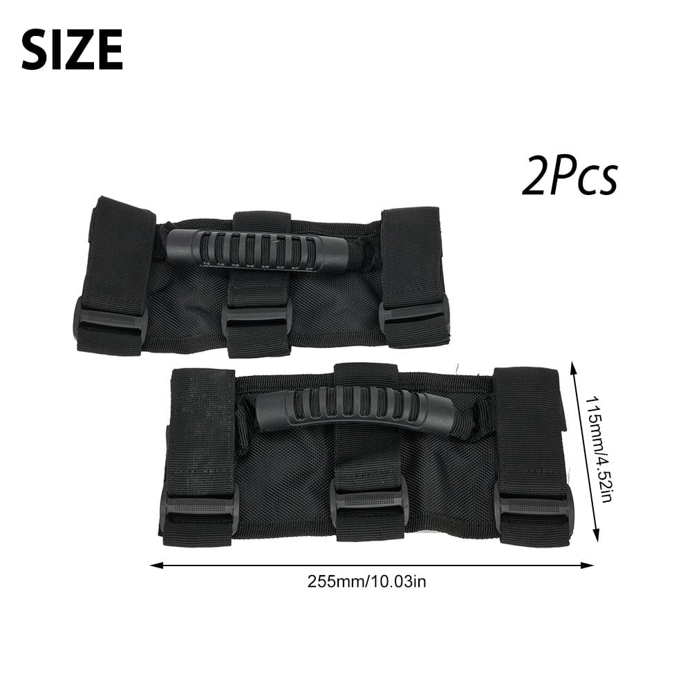 Handles Car Handles Black ABS Car Accessories Car Handles For Jeep Wrangler YJ TJ JK JL Roll Bar Grab Handles Brand New