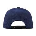 thumbnail image 2 of TOPTIE Quick Dry Trucker Cap 5 Panel Waterproof Snapback Mid Profile Polyester Baseball Cap-Navy, 2 of 8