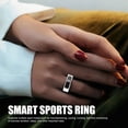 thumbnail image 3 of Smart Ring with Color Screen, Comfortable Multiple Sports Modes Fitness Tracker Ring  for Running #8 Inner Diameter 17.7mm / 0.7in ,#9 Inner Diameter 18.9mm / 0.74in ,#10 Inner, 3 of 7