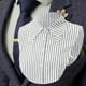 thumbnail image 5 of Accesorios de moda para el cuello falso, fáciles de usar y portátiles. Rayas blancas, 5 of 8