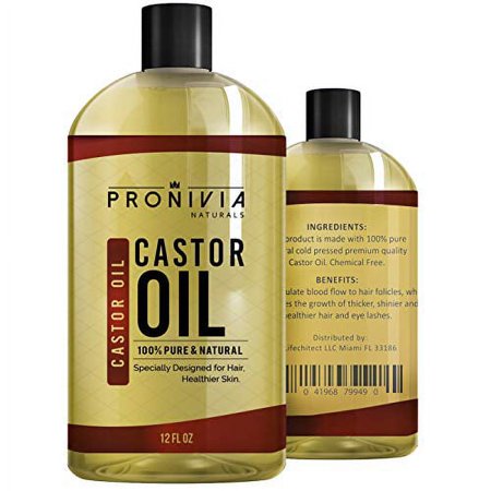Aceite De Ricino 100% Natural Puro Para El Cabello y Pestanas - Estimula El Crecimiento del Pelo 365 Días De Garantia Incluida.