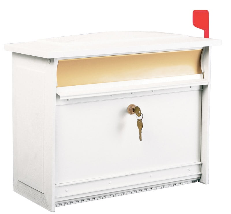 Gibraltar Mailboxes Mailsafe Locking Medium Capacity HeavyDuty Plastic