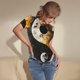 thumbnail image 3 of Fotbe Yin Yang Body de Mujer con Cuello Redondo y Mangas Cortas, Sin Mangas Ajustado, Suave, Cómodo y Básico-Small, 3 of 7