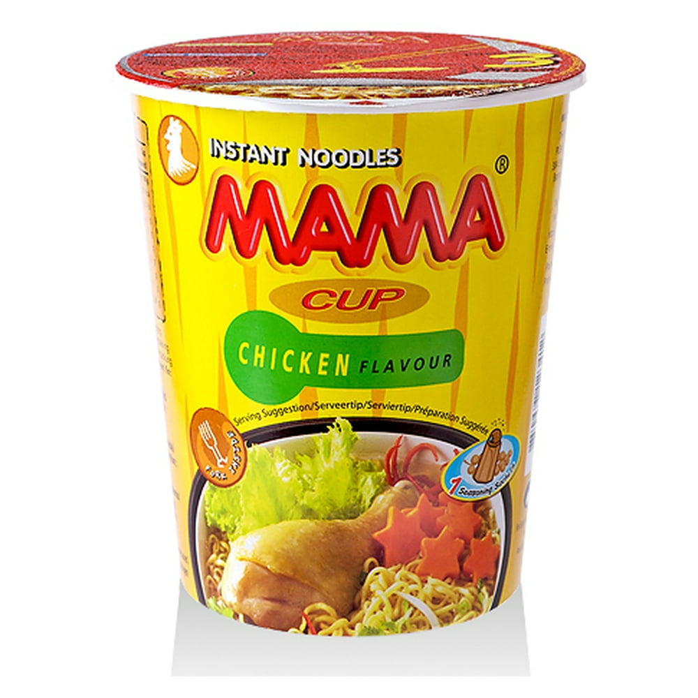 Mama Cup Chicken Flavor Instant Noodles, 2.47 oz