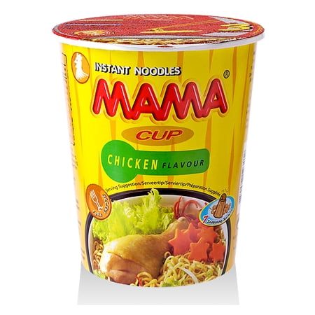 (3 pack) (3 Pack) Mama Cup Chicken Flavor Instant Noodles, 2.47 oz