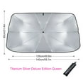 thumbnail image 3 of Kcavykas Home Outdoor Car Sunshade with Retractable Sunshade Sun Protection and Thermal Insulation Titanium Umbrella Front Windshield Sun Umbrella Rollbacks on Essentials, 3 of 3