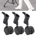 thumbnail image 1 of Light Stand Casters, Light Stand Wheels Flexible 16MM Quiet  for Live, 1 of 7