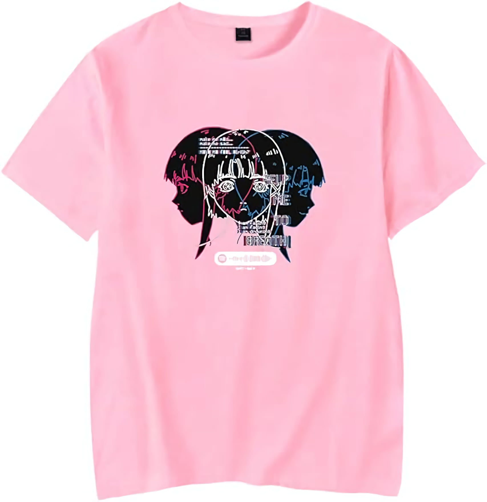 THNCLZX New Anime T-Shirt Merch Serial Experiments Lain Casual