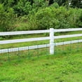 thumbnail image 5 of 19 PCS Decorative Garden Fence, 24" (H) x 22FT (L) Metal Patio Ground Fence Outdoor Green, 5 of 6