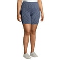thumbnail image 5 of Under Control Women’s Adult Plus Size Active Seamless Bicycle Short with Phone Pocket Shorts, 5 of 7