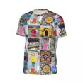 thumbnail image 5 of T Shirt For Men Sports Vacation Mid Century Harajuku Palm Springs Talavera Beach Tees O Neck Vintage, 5 of 7