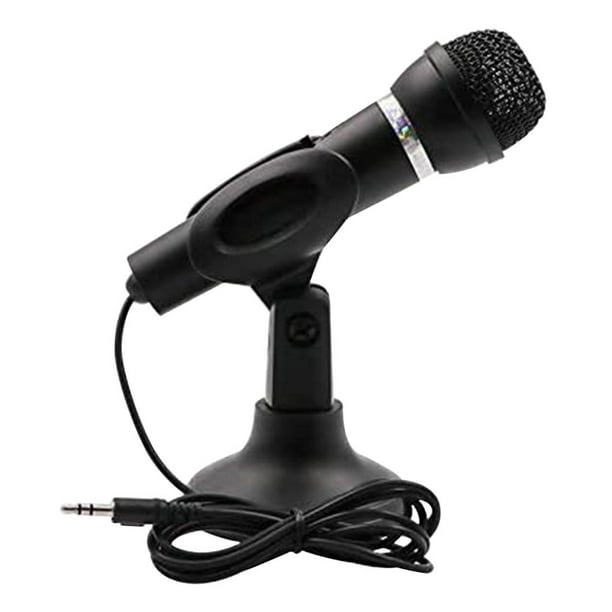Escritorio Micrófono con cable Computadora portátil Micrófono con cable ajustable Juegos Transmisión en vivo Micrófono de chat AweSitey EL5167-00B