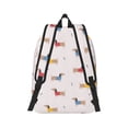 thumbnail image 3 of Balery Dachshund Dog Puppy Vintage Canvas Backpack for Men and Women - Large Capacity, Durable Travel Laptop Bag for School, Work, Hiking, and Outdoor Activities, 3 of 7
