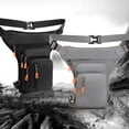 thumbnail image 4 of Langgg Adjustable Straps Motorcycle Leg Bag Waterproof For Men On Go Quick Access Shoulder Waist Bag Black, 4 of 6