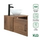 thumbnail image 3 of Gabinete Para Baño Flotante Mueble Lavamanos Ovalin y Monomando Repisas Fibra de Madera MFC KingsHouse cafe Estandar, 3 of 8
