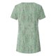 thumbnail image 5 of Blusas de Manga Corta para las Mujeres Botón Impreso Cuello Redondo Top Casual, Blusas para las Mujeres Casual, 5 of 5