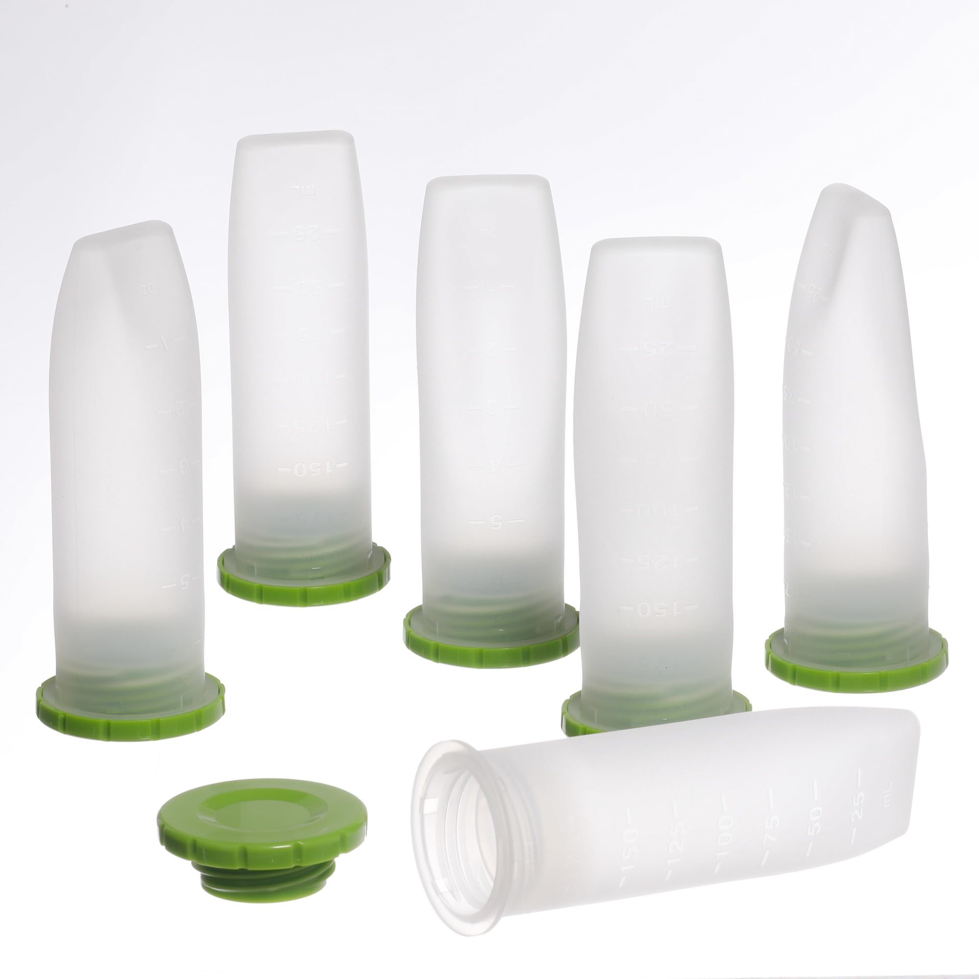 Playtex Baby Nurser Reusable Silicone PODS, Breastmilk Storage & Air-Free Feeding, 4 fl oz, 6 Count