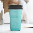 thumbnail image 6 of Fotbe Blue And Turquoise Printed Insulated Travel Coffee Mug Spill Proof Leak Proof Stainless Steel Coffee Tumbler Reusable Coffee Cups with Lids Thermos, 6 of 8
