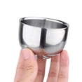 thumbnail image 3 of Taza de jabón de doble capa Aislamiento térmico Tazón de taza de afeitar suave 120ML Ehuebsd  Libre de BPA, 3 of 4