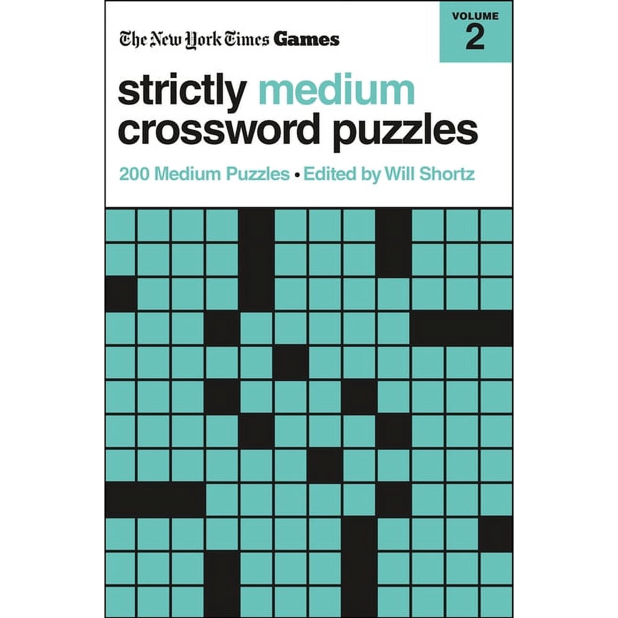 New York Times Games Strictly Medium Crossword Puzzles Volume 2 : 200 Medium Puzzles (Paperback)