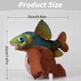 thumbnail image 2 of Alien Fish Plush Toy Stuffed Creature Doll Soft Huggable Collectible For Sci Fi Fans, 2 of 5
