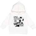 thumbnail image 2 of Inktastic Little Brother and Biggest Fan Soccer Player Toddler Hoodie, 2 of 4