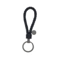 thumbnail image 2 of Justharion Braided Woven Rope Keychain Cute Wear-resistant Exquisite Waterproof Durable Key Chain Car Keyring Holder Metal Jewelry Black 3.3*9cm, 2 of 6
