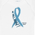 thumbnail image 4 of Inktastic We Will Win Against Prostate Cancer Ribbon Boys or Girls Baby Bodysuit, 4 of 5