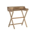 thumbnail image 3 of Linon Cade Folding Desk with Small Drawer in Rustic Brown Finished Wood, 3 of 16