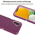 thumbnail image 6 of Galaxy A13 5G Cases, 3 in 1 Sturdy Phone Case for Samsung Galaxy A13 5G 6.5",Takfox Full-Body Shockproof Drop Protection Hybrid Bumper Rugged Rubber Cover Defend Matte Armor Phone Case -Wine Red, 6 of 9