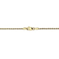 thumbnail image 4 of 10K Yellow Gold bracelet Rope chain Diamond-cut 20 in 1.3 mm, 4 of 5