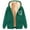 Green, variant on Meichang Sherpa Lined Jacket Women Heart Graphic Zip Up Hoodie Outerwear Warm Winter Long Sleeve Fleece Hooded Sweatshirt Coat with Pockets Green L