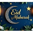 thumbnail image 5 of LUUFILx Eid Mubarak Banner Ramadan Mubarak Backdrop Moon Stars Lantern Decorations Party Supplies Festival Celebrations Home Decor Event Decoration Photography Props, 5 of 9