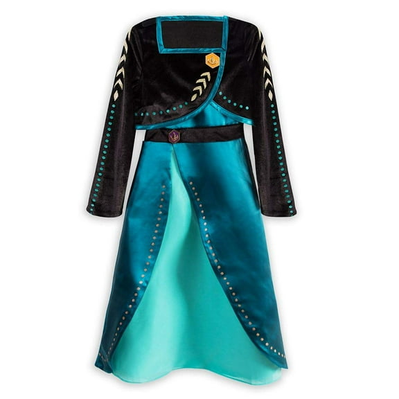 Disney Anna Coronation Costume for Girls - Frozen 2, Size 9/10