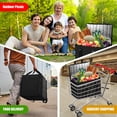 thumbnail image 5 of Trianu Large Insulated Grocery Bags with Sturdy Zipper and Handles, Foldable Washable Heavy Duty Cooler Totes for Hot or Cold Food Delivery, Groceries, Travel, Shopping, 5 of 8