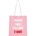 thumbnail image 1 of Custom Tote Bag Bags With Logo Personalized Custom Bags Shopping Bags Reusable Grocery Bags Bulk - Add Your Text Image, 1 of 8