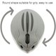 thumbnail image 4 of lindo animal silencioso ratón inalámbrico forma de hámster de dibujos animados mini ratón de viaje 1200dpi novedad portátil óptico único pequeños ratones inalámbricos con receptor USB para computadora portátil PC para niños gris Sailing  Electrónica, 4 of 6