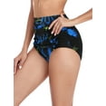 thumbnail image 3 of RELLECIGA Women's Swimwear High Waisted Ruched Bikini Bottom, 3 of 6