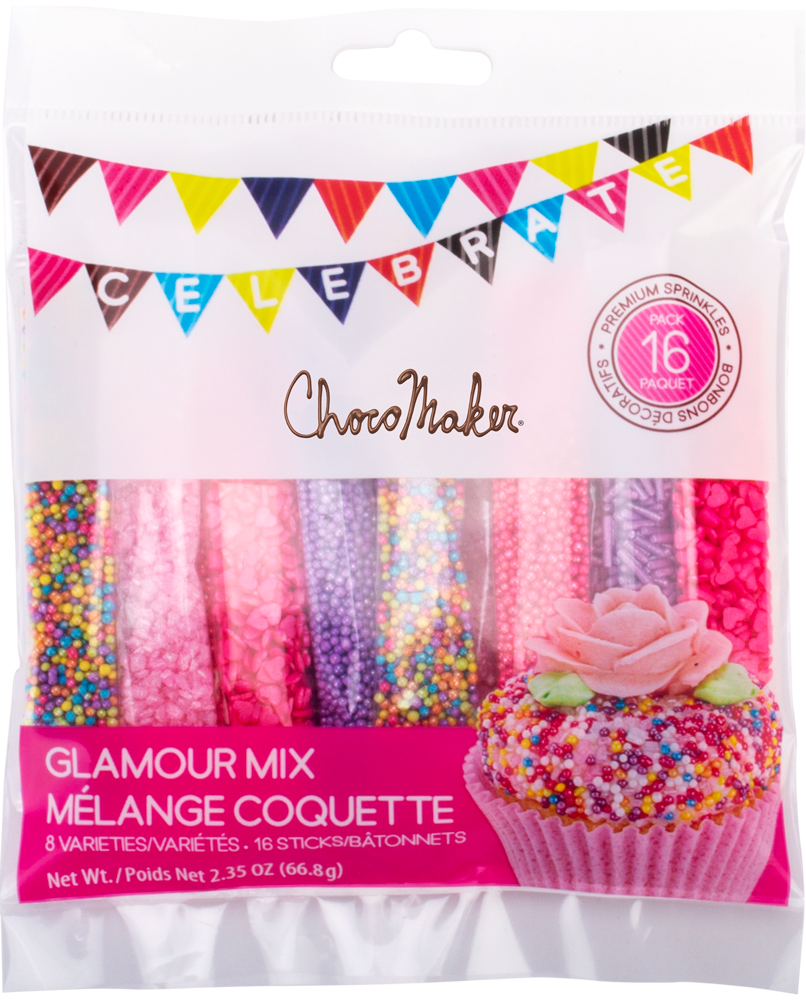 ChocoMaker Glamour Mix - 16ct Decorette Variety Pack - 12 per Case