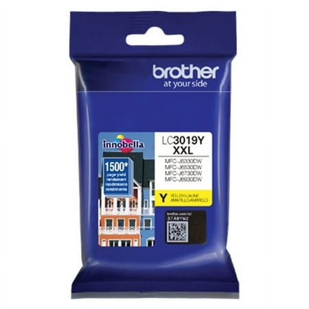 UPC: 0012502645986 | Brother Genuine LC3019Y Super High Yield Yellow Ink Cartridge Page Yield Up To 1 500 Pages