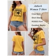thumbnail image 5 of Anbech 80s Rodeo T Shirt for Women Western Cowboy Tees Short Sleeve Vintage Tops, 5 of 10
