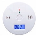 thumbnail image 4 of Detector de alarma de monóxido de carbono CO Detector de alarma con pilas con pantalla LCD Advertencia de voz, 4 of 5