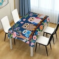 thumbnail image 7 of Coolnut Owls Sitting on Branch Rectangle Tablecloth Waterproof Table Clothative Stain Resistant & Wrinkle Resistant Washable Table Cover for Dining Table/Party/Camping 60x90 Inch Decor Gift, 7 of 7