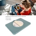 thumbnail image 4 of Etui Tablette pour IOS 10e Génération 2022, Housse de Tablette de Protection 3 Couches, Support de Tablette Robuste Antichoc, avec Porte-Crayon, Sangle de Main Rotative 360, Béquille, 4 of 7