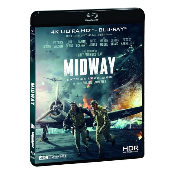 Midway 4K Ultra-HD (4K Ultra-HD Blu-Ray) (4K Ultra HD) Ed Skrein Patrick Wilson Woody Harrelson