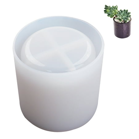 

Silicone Flowerpot Mold Large Durable Resin Cup DIY Crystal Glue