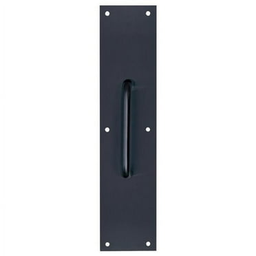 3.5 x 15 in. Stainless Steel Pull Plate, Matte Black