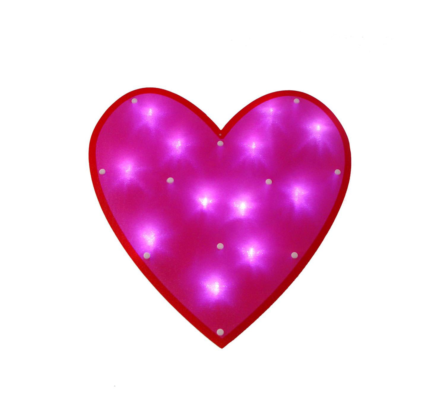 1 Piece Details about   Valentine's Day Lighted Heart Window Decoration 