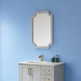thumbnail image 4 of Vinnova 711024-MIR-PG 24 in. Grossetto Irregular Farmhouse Bathroom & Vanity Framed Wall Mounted Mirror, Paris Grey, 4 of 5
